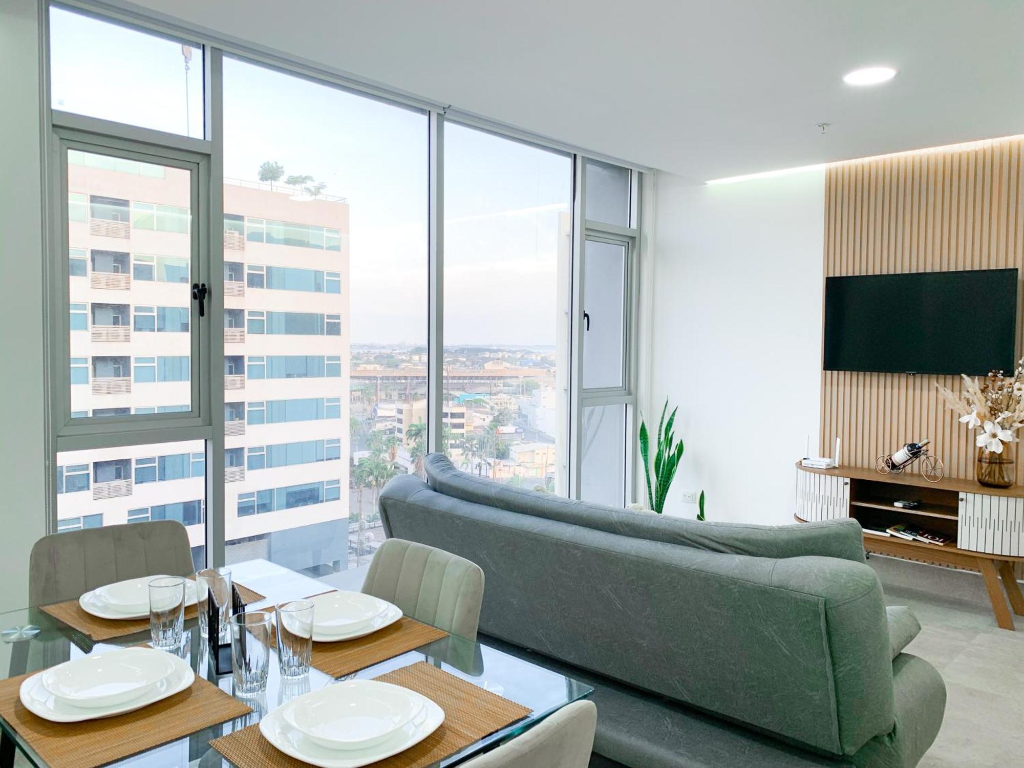 Lujoso Depa Con Vista A Todo Guayaquil! Apartamento Exterior foto